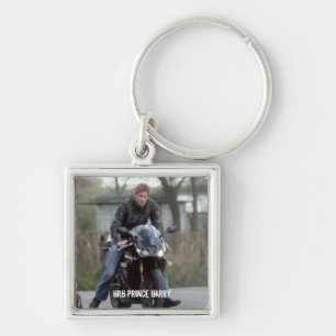 HRH Prince Harry motorbike Key Ring