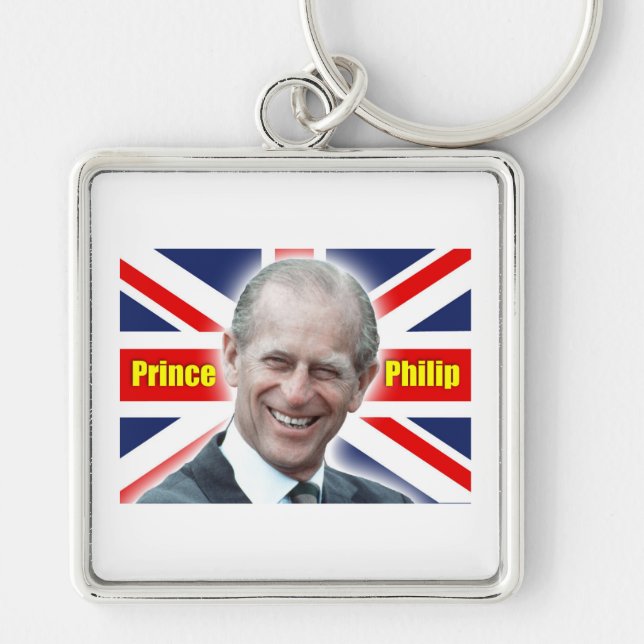 HRH Prince Philip - Super! Key Ring (Front)