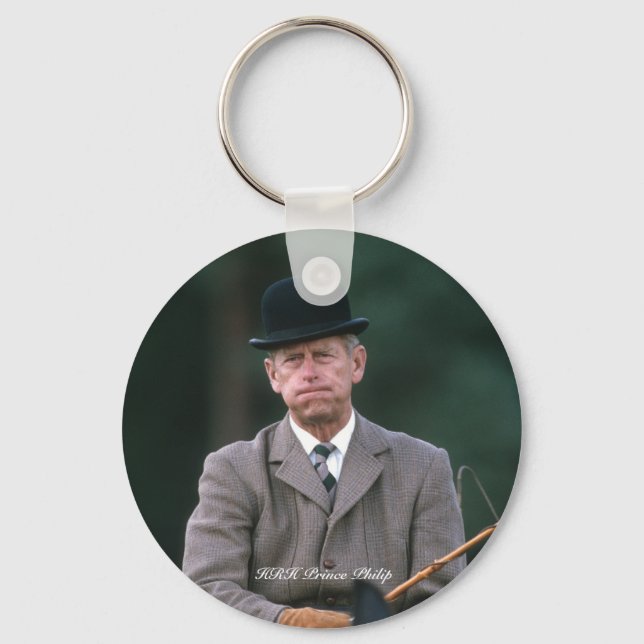 HRH Prince Philip Windsor 1980 Key Ring (Front)