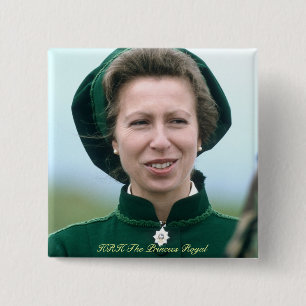 HRH Princess Anne Warminster 15 Cm Square Badge