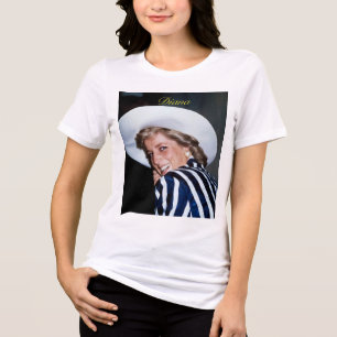 HRH Princess Diana Australia 1988 Pro Photo HD Tri-Blend Shirt