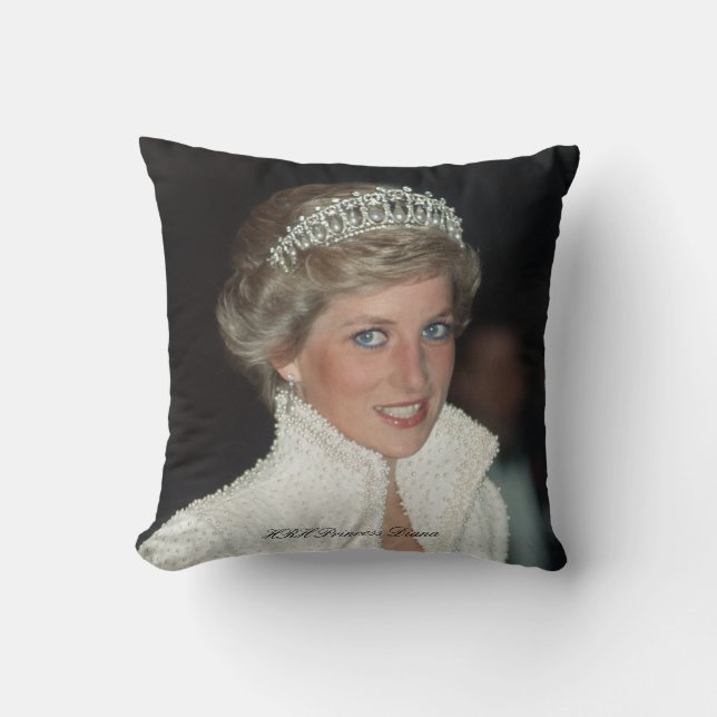 HRH Princess Diana Cushion (Front)
