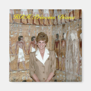 HRH Princess Diana Egypt 1992 Magnet