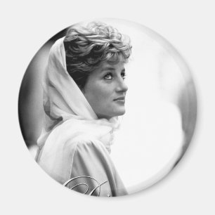 HRH Princess Diana Egypt - Pro Photo Magnet