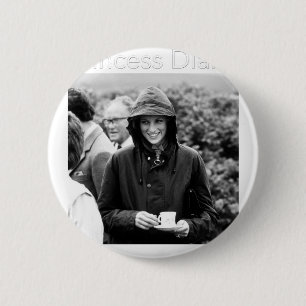 HRH Princess Diana Scotland 6 Cm Round Badge