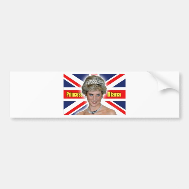 HRH Princess Diana Stunning! Bumper Sticker (Front)