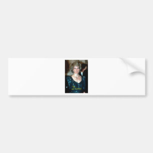 HRH Princess Diana Vienna 1986 Bumper Sticker