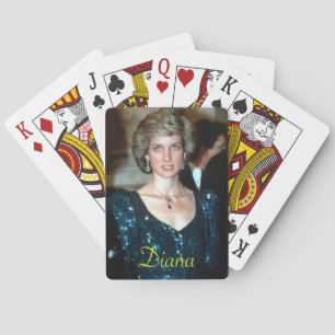 HRH Princess Diana Vienna 1986 Playing Cards