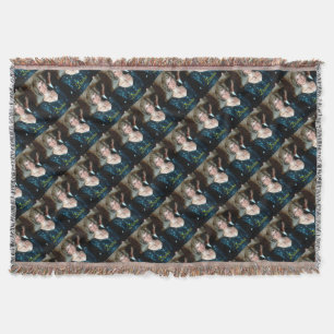 HRH Princess Diana Vienna 1986 Throw Blanket