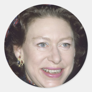 HRH Princess Margaret Classic Round Sticker