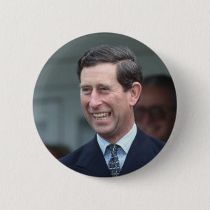 HRH The Prince of Wales 6 Cm Round Badge