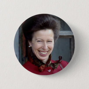 HRH The Princess Royal 6 Cm Round Badge