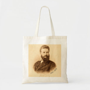 Hristo Botev Vintage Portrait Bulgarian Patriot Tote Bag