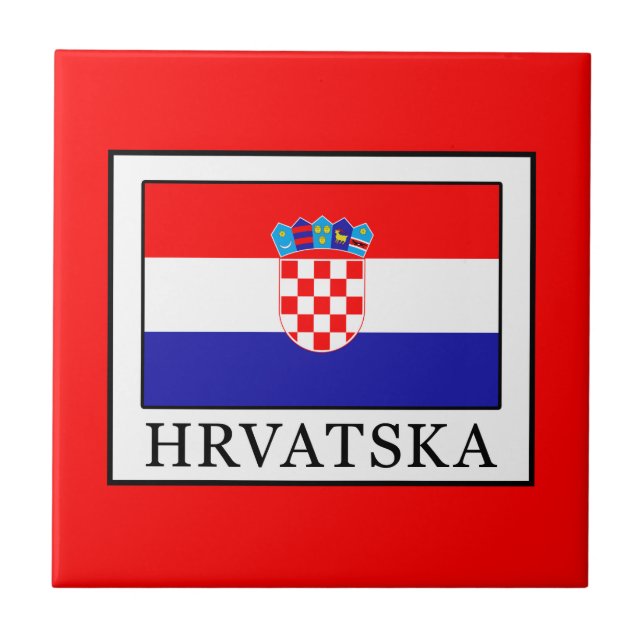 Hrvatska Ceramic Tile (Front)