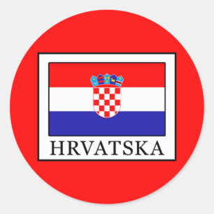 Hrvatska Classic Round Sticker