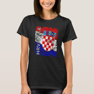 Hrvatska Croatia Crest Croatia Men And Women T-Shirt