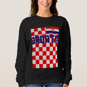 Hrvatska, Croatia, Hrvatska zastava, Croatian Patr Sweatshirt