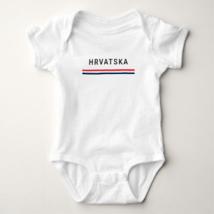 Hrvatska Lines Baby Bodysuit