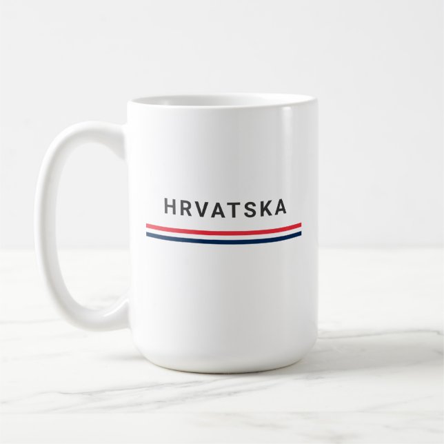 Hrvatska Lines Coffee Mug (Left)
