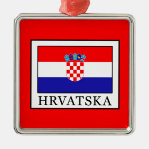 Hrvatska Metal Tree Decoration