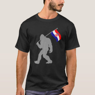 Hrvatska Or Croatian Flag On Croatia Flag T-Shirt