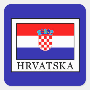 Hrvatska Square Sticker