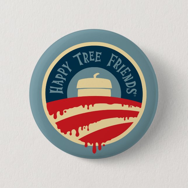 HTF Oh-Button! 6 Cm Round Badge (Front)