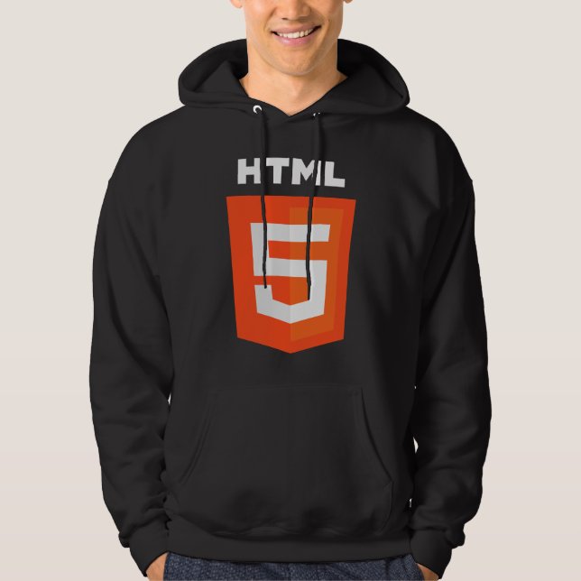 HTML 5 Logo Official W3 W3C Hoodie (Front)