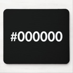 HTML Black RGB Mouse Pad