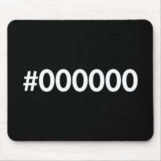 HTML Black RGB Mouse Pad