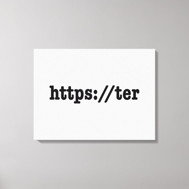 https://ter / html code canvas print (Front)