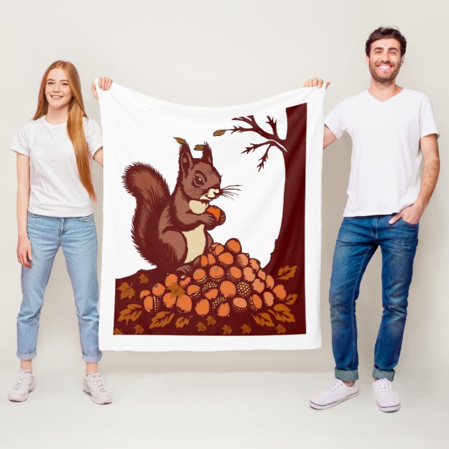 🐿️ https://www.zazzle.fr/couverture_polaire🍂 fleece blanket (In Situ)