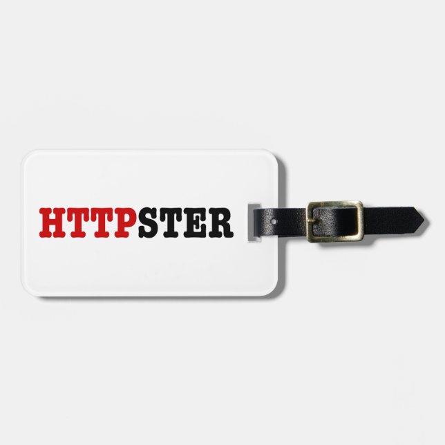 HTTPSTER LUGGAGE TAG (Front Horizontal)