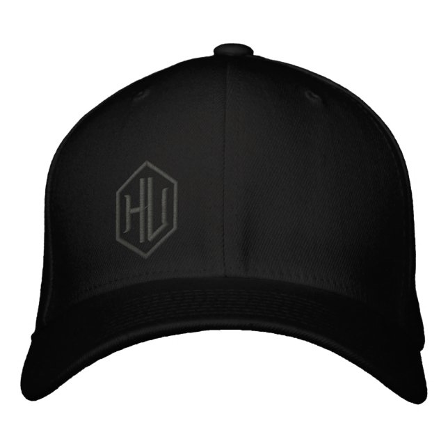 Hu Embroidered Hat (Front)