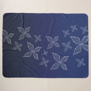 Hua Cheng's Wraith Butterflies Sherpa Blanket