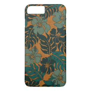 Huakini Bay Hawaiian Hibiscus Vintage Faux Wood iPhone 8 Plus/7 Plus Case