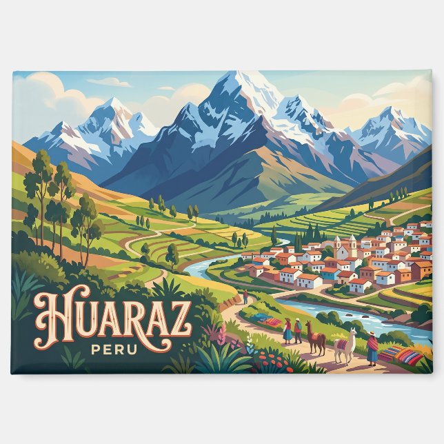 Huaraz Peru Magnet (Front)