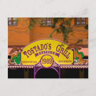 Huatulco street 5 postcard