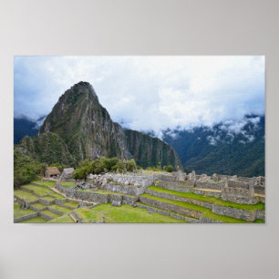 Huayna Picchu Peak at Machu Picchu, Peru Poster