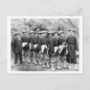 Hub-and-Hub Champion Chinese Hose Running Postcard