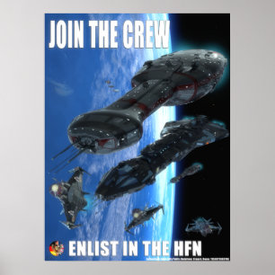 Hub Federation Navy Ad Poster