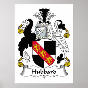 Hubbard Family Crest Poster