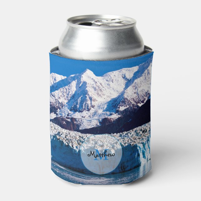 Hubbard Glacier, Alaska, Can Cooler (Can Front)