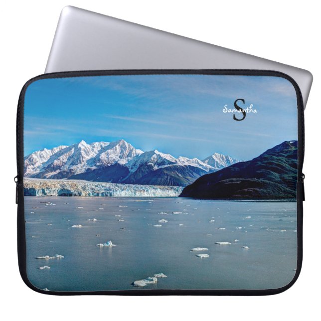 Hubbard Glacier, Alaska Laptop Sleeve (Front)