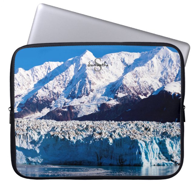Hubbard Glacier Alaska Laptop Sleeve (Front)