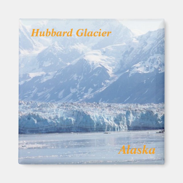 Hubbard Glacier fridge magnet (Front)