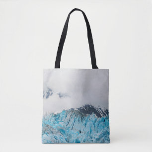 Hubbard glacier from a ship in Alaska Tote Bag