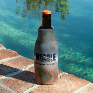 Hubble Because Science Bottle Cooler