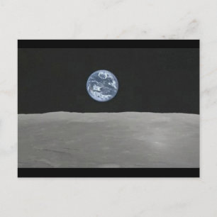 Hubble Earthrise Postcard