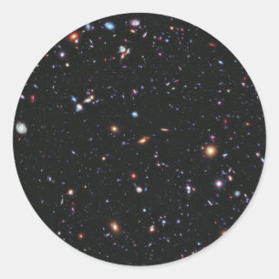 Hubble eXtreme Deep Field Classic Round Sticker